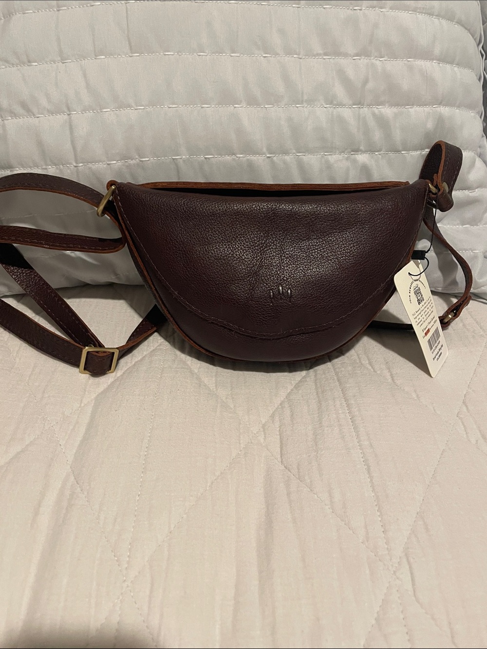 Portland Leather Koala Coldbrew Crossbody Bag Small